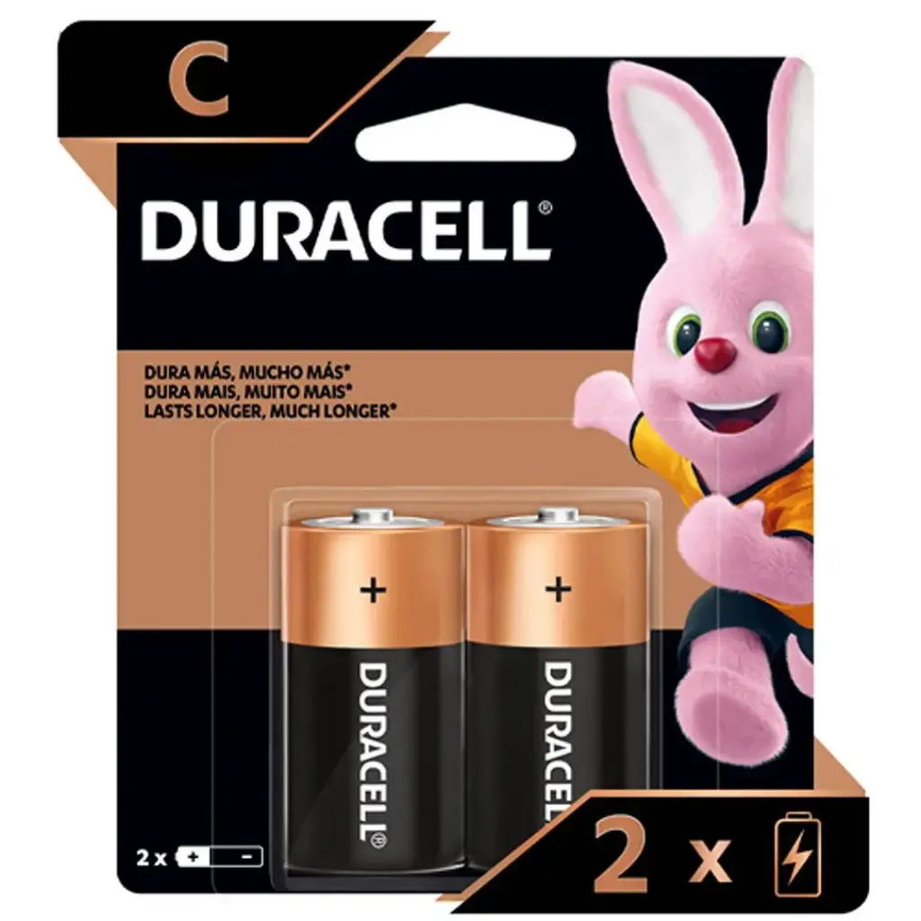 Pila Duracell D2 - 2 Uni (Para Calefont) 