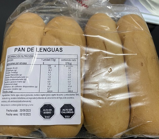 [LENGUA001] Pan de Lenguas El Chapatero - Completo